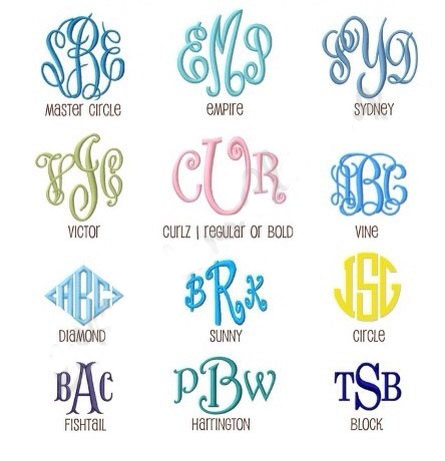 Monogram Font Available