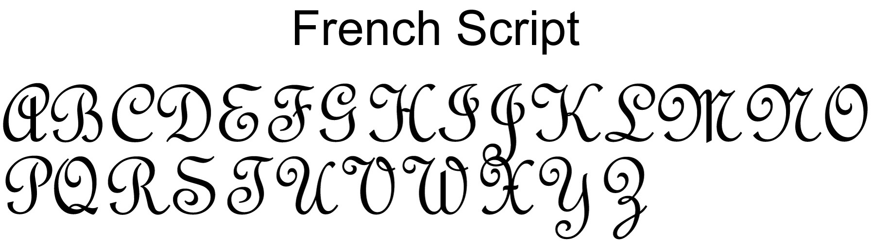 Monogram Script Font Monogram Script Font