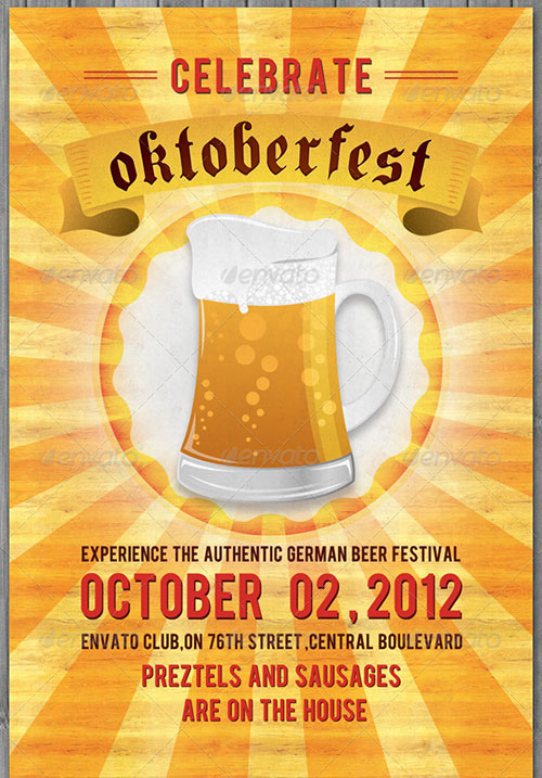 Oktoberfest Flyer Template Free