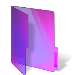 Pink Folder Icon