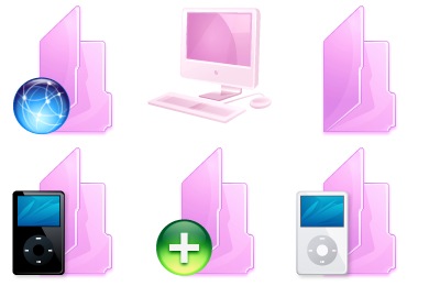 Pink Folder Icon