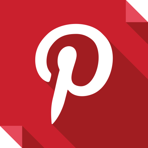 Pinterest Social Media Icon Square