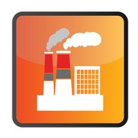 Power Plant Vector Icon Power Plant Vector Icon