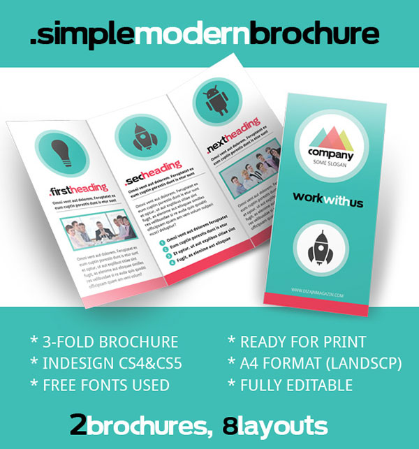 PSD & InDesign Brochure Templates