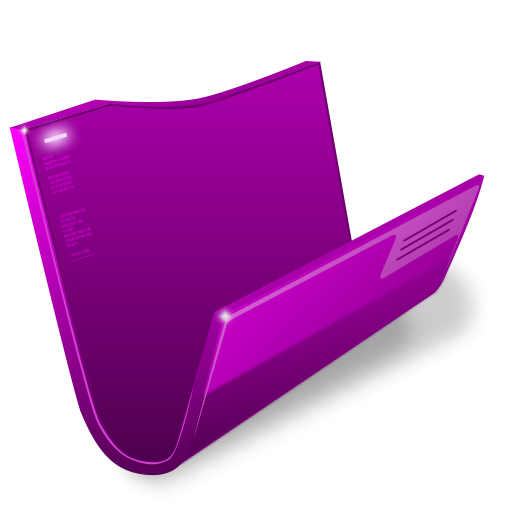 Purple Folder Icon