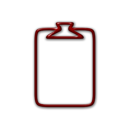 Red Clipboard Icon