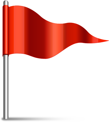 Red-Flag Icon
