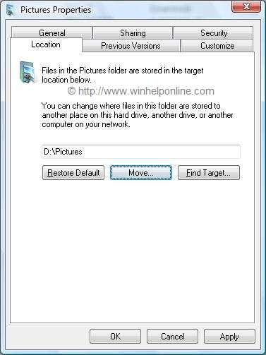Restore My Documents Folder Windows 7
