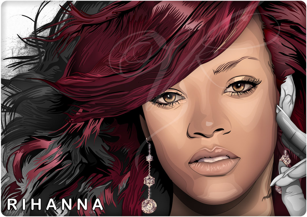 Rihanna Digital Art