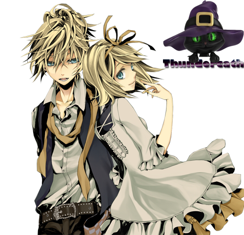 Rin and Len Kagamine Render