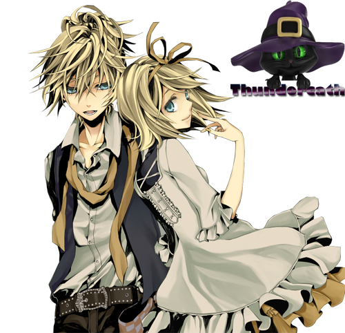Rin and Len Kagamine Render Rin and Len Kagamine Render