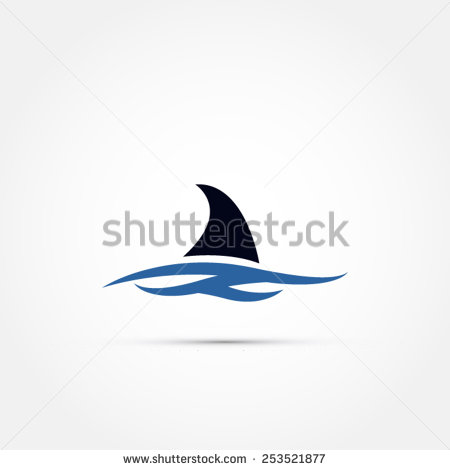 Shark Fin Icon Shark Fin Icon