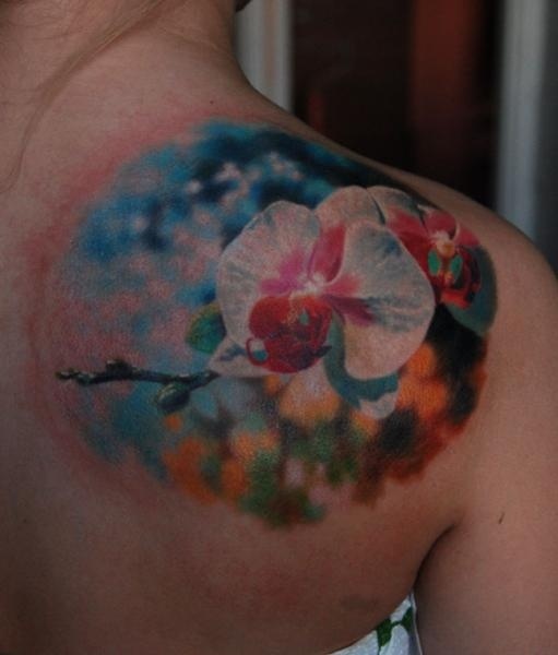 Small Abstract Flower Tattoos