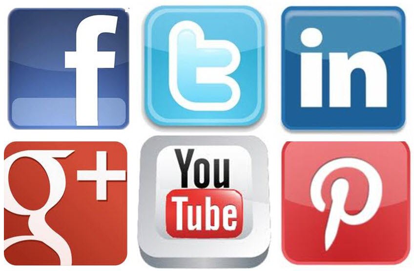 Social Media Website Buttons