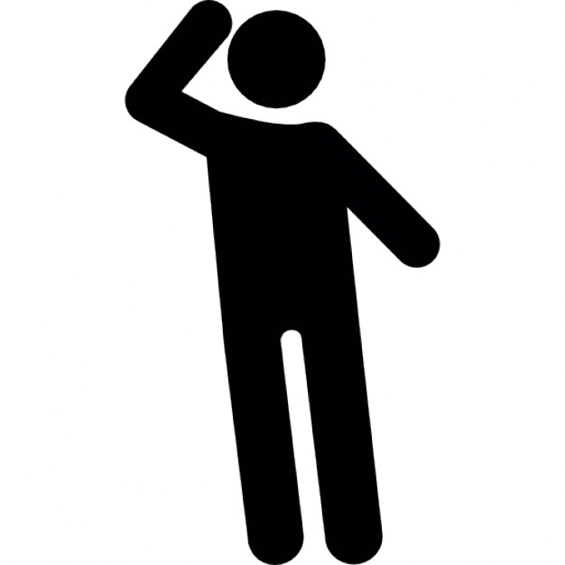 Standing Person Silhouette Icon