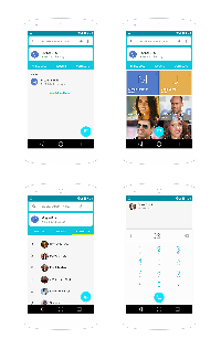 Android UI Template PSD