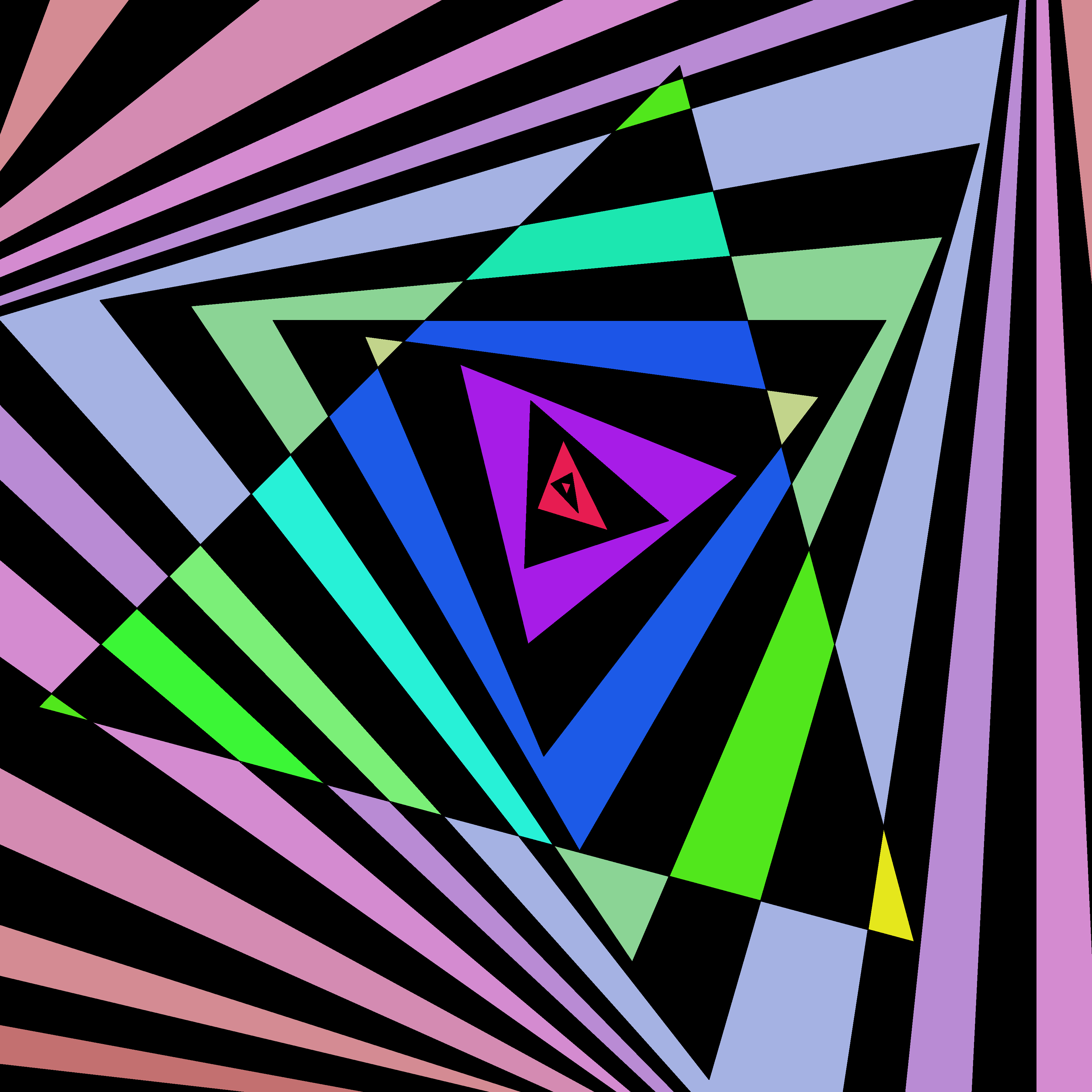 Triangle Illusion Art
