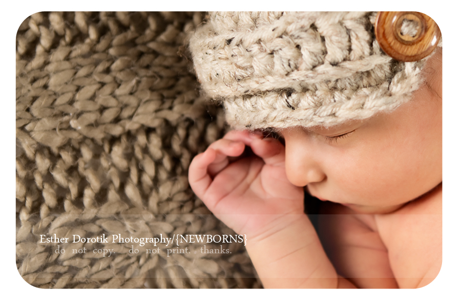 Unique Newborn Boy Photography