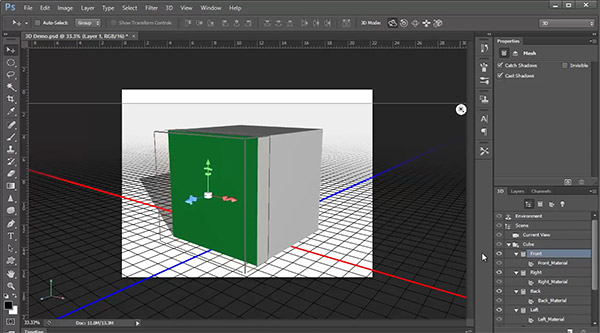 Using 3D in Photoshop CS6