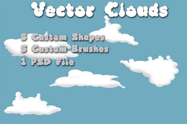 Vector Cloud Shapes Vector Cloud Shapes