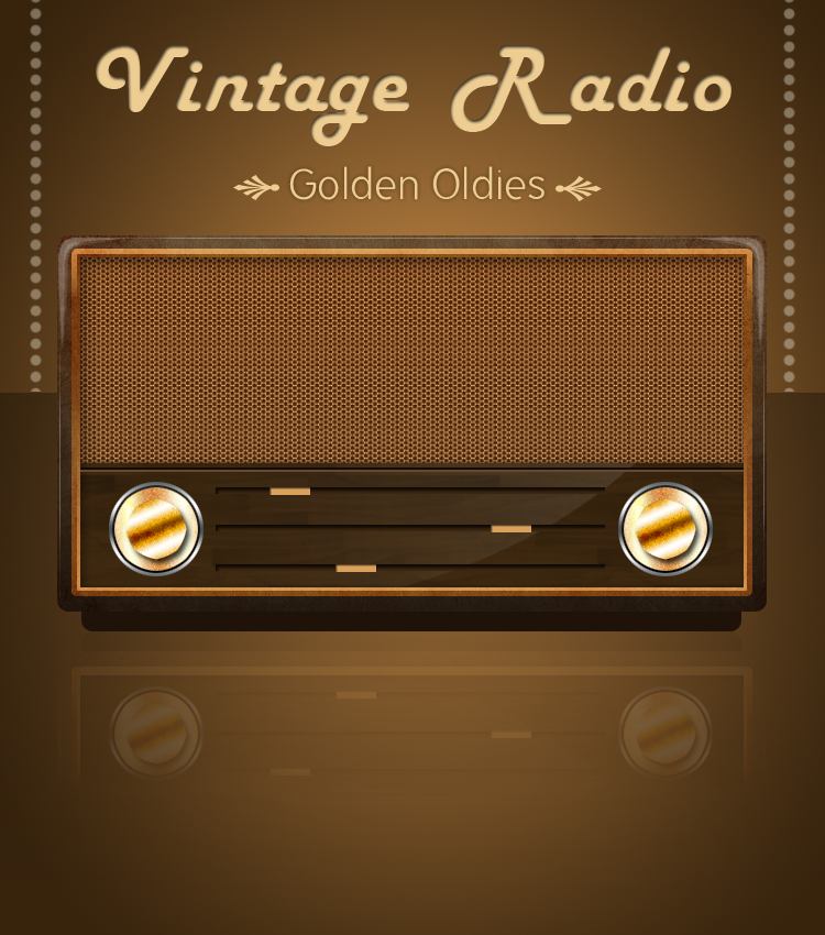 Vintage Radio Station Wallpaper