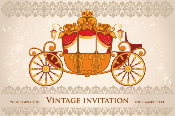 Vintage Vector Invitation