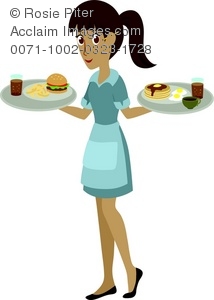 Waitress Clip Art Free