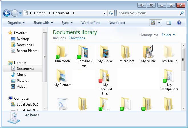 Windows 7 Explorer Folder Icon