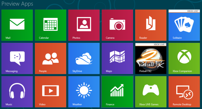 Windows 8 App Icons