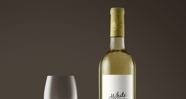 Wine Bottle Mockup