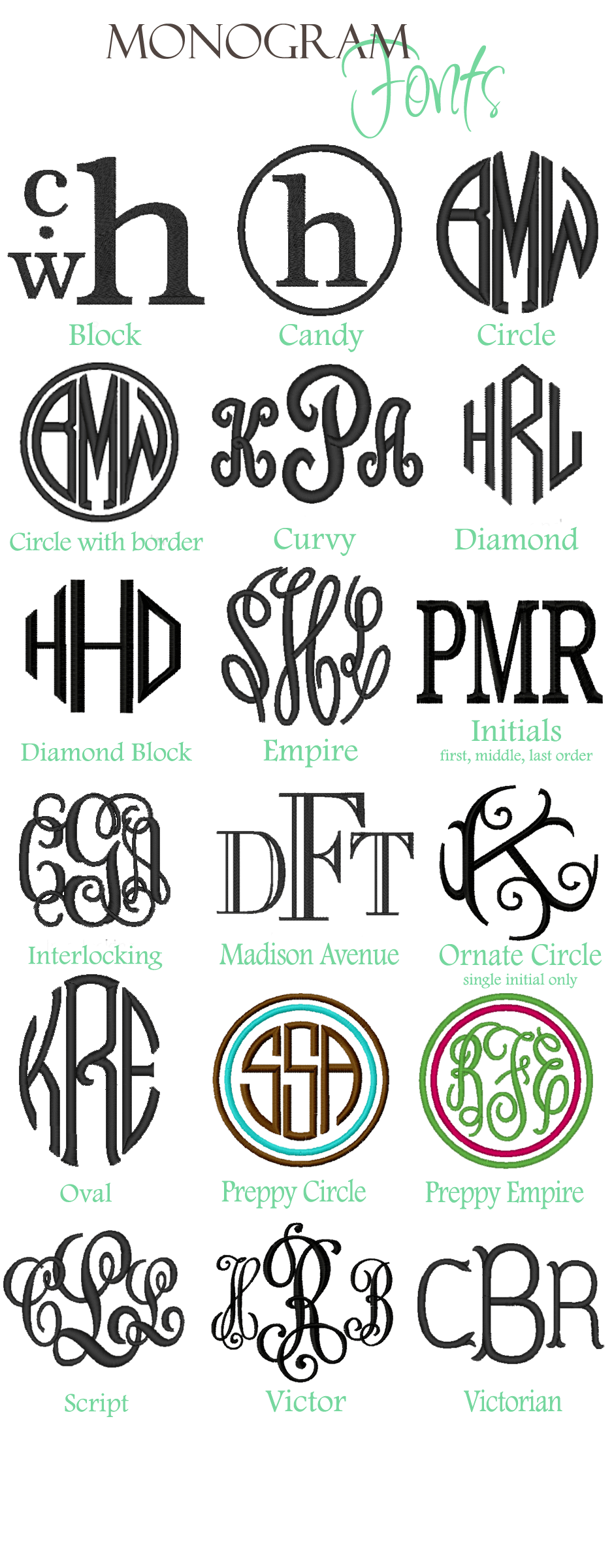 17 Cricut Monogram Fonts Images