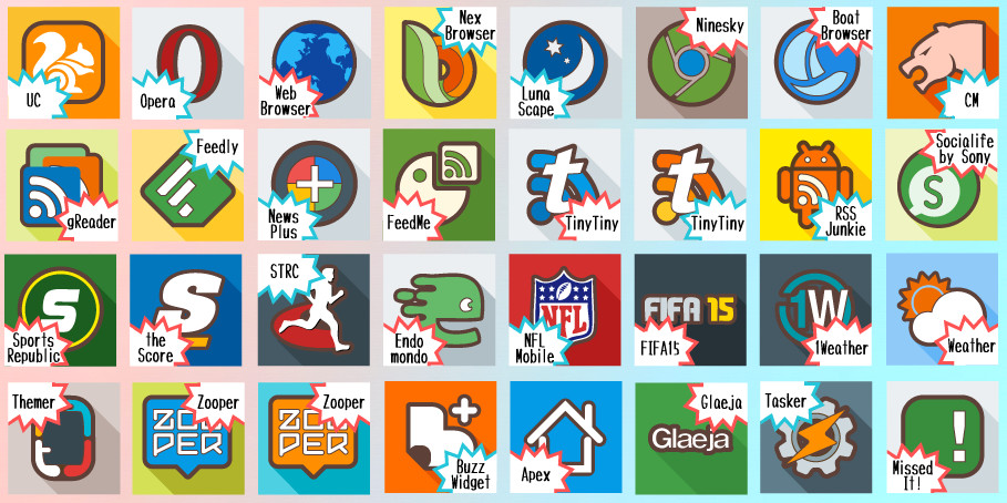 2015 Best Android Icon Packs