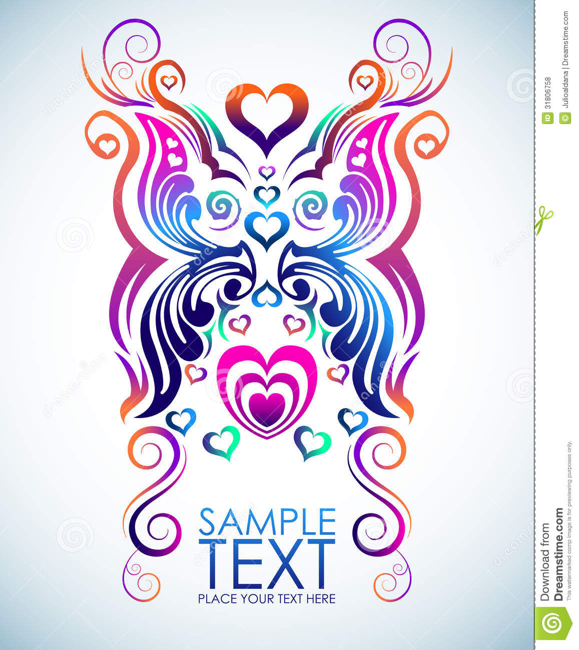 14 Design Abstract Floral Butterfly Vector Images