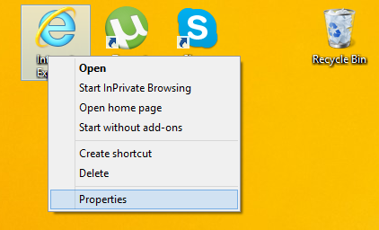 Add Internet Explorer Icon On Desktop