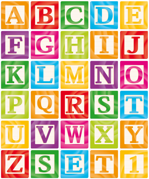 Baby Block Alphabet Letters
