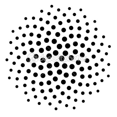 Black and White Dot Patterns