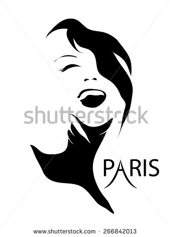 Black Woman Face Silhouette Vector