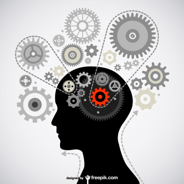 Brain Gears Vector Free