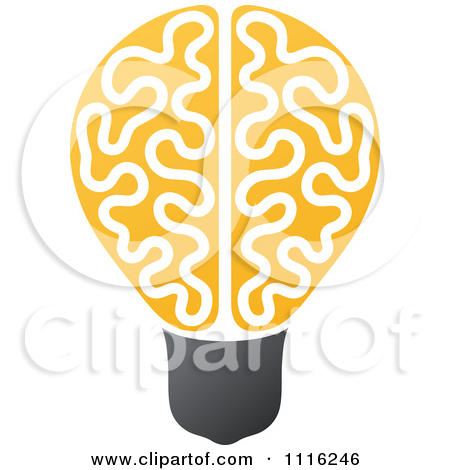 Brain Light Bulb Clip Art Free