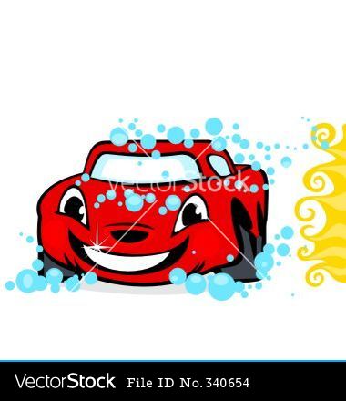 Car Wash Vector Art