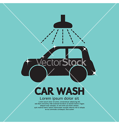 Car Wash Vector Art
