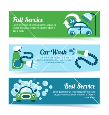 Car Wash Vector Art