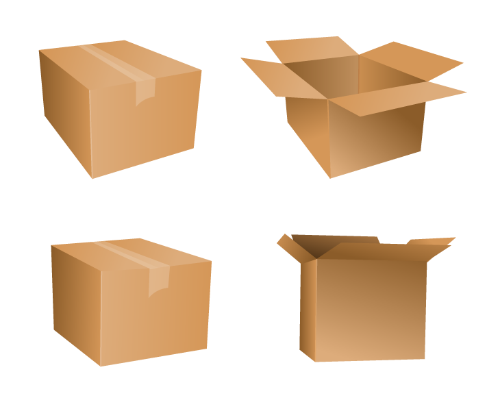 Cardboard Box Vector Cardboard Box Vector