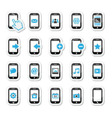 Cell Phone Icon Vector