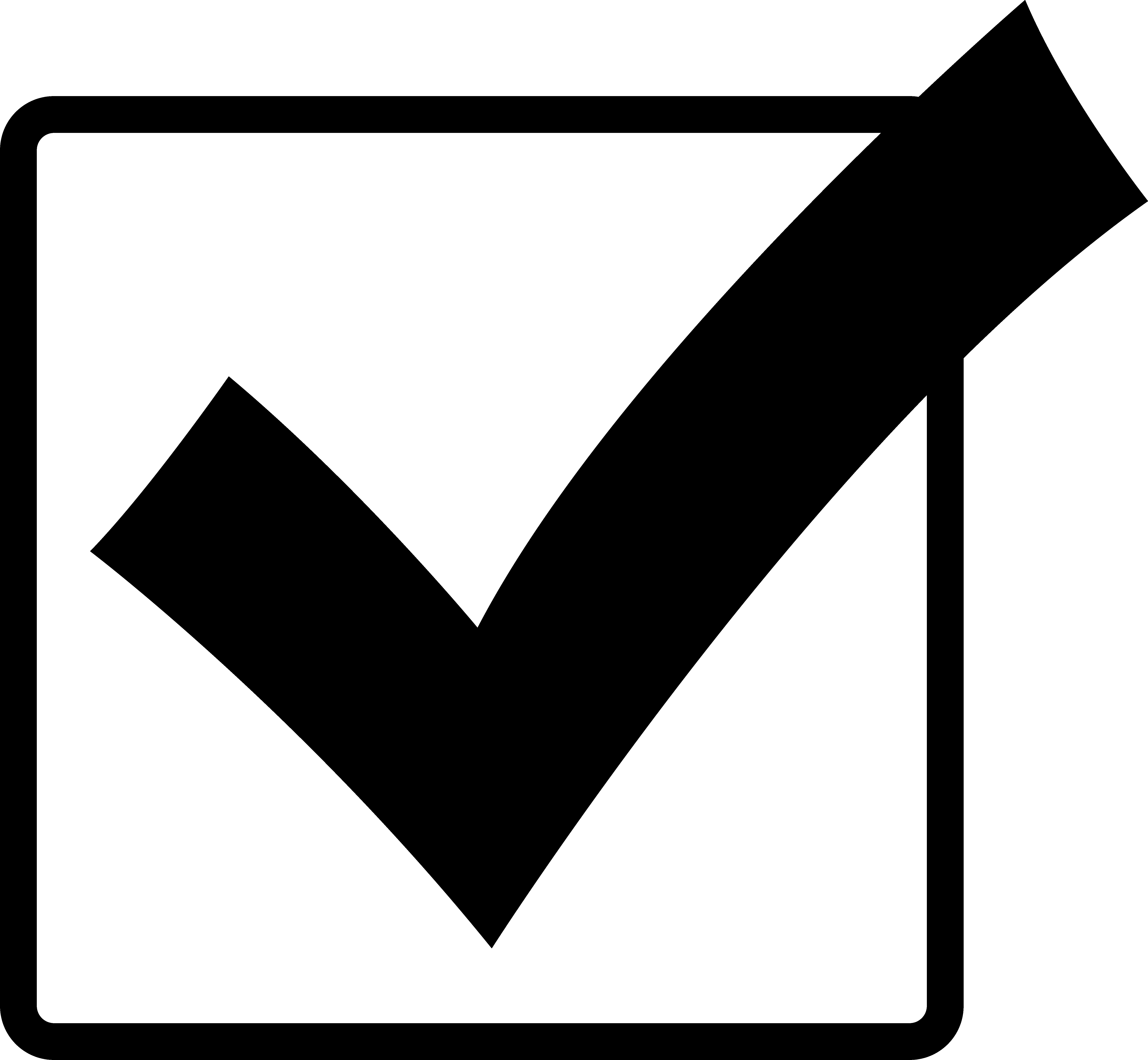 Check Mark Box Clip Art