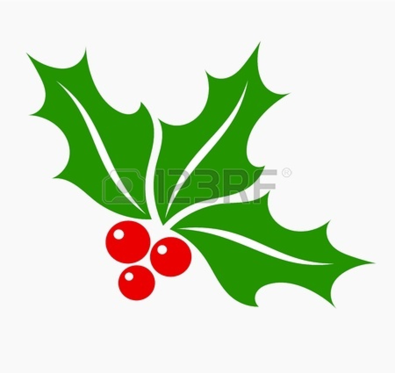 xmas holly clipart - photo #24