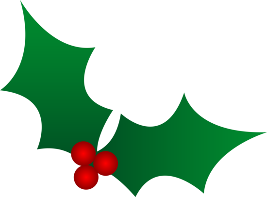 Christmas Holly Border Clip Art