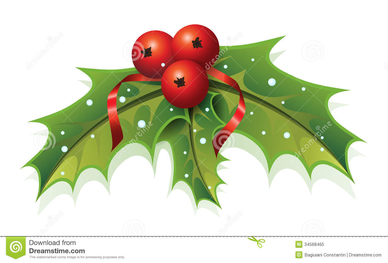 Christmas Holly Clip Art