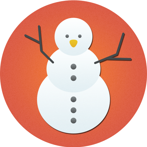 Christmas Snowman Icon
