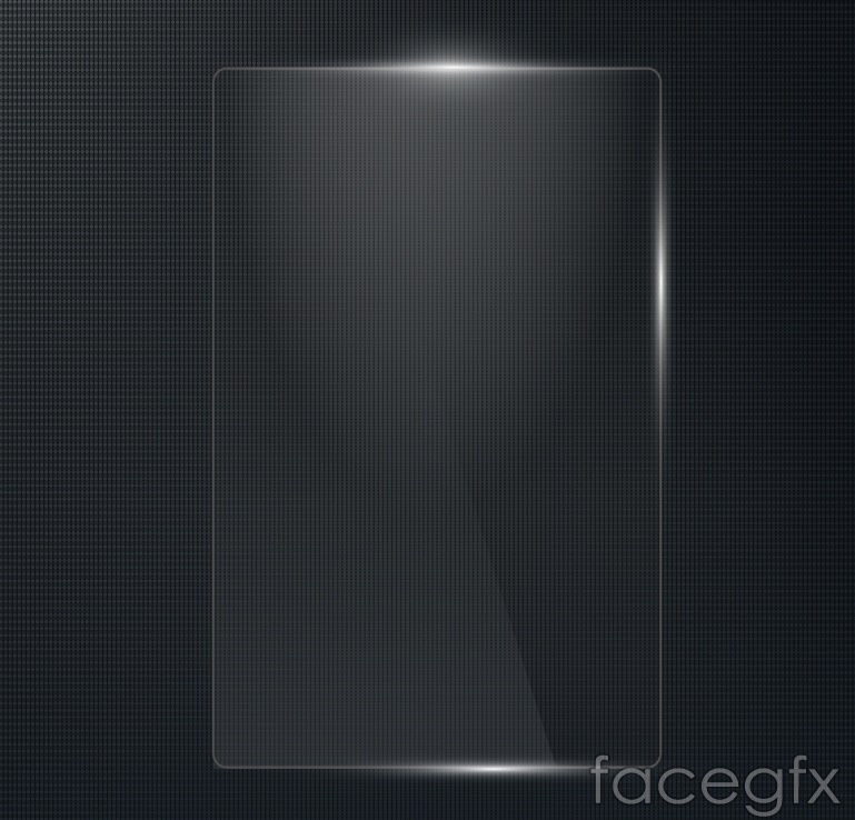Clear Black Glass Texture